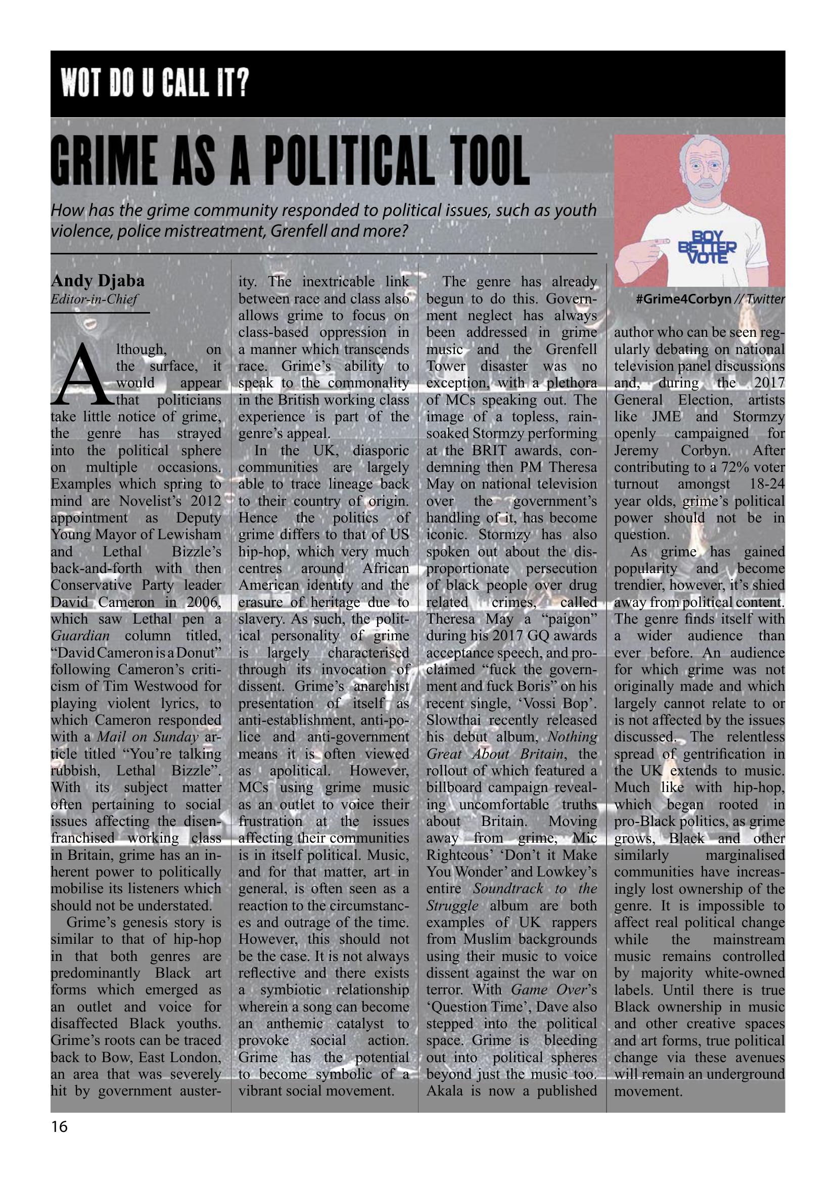 Wot Do U Call It? Magazine — Page 11